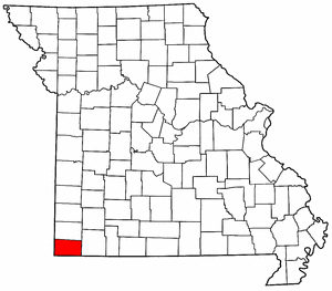 Map of McDonald County